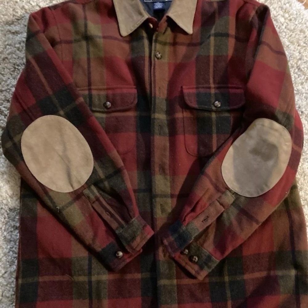 Ivy Crew explorer flannel shirt jacket size large mint condition